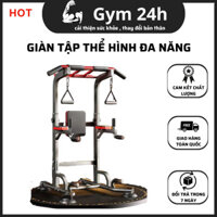 Giàn tập thể hình đa năng Gym24h M212 Cao Cấp kết hợp được 15 bài tập chuyên nghiệp như phòng gym