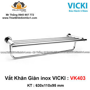 Giàn vắt khăn tắm Vicki VK403