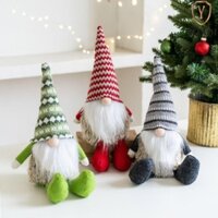 Giáng Sinh Gnomes Sang Trọng Búp Bê Dễ Thương Lùn Trang Trí Quà Tặng Trẻ Em