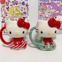 Giáng Sinh helloKitty Cốc Gốm Dễ Thương Sáng Tạo Hoạt Hình Cốc ins Phong Cách Cặp Đôi Cốc Nước Quà Tặng