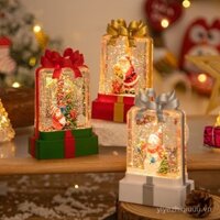 Giáng sinh Quà Tặng pha lê trang trí đèn đêm Giáng sinh trang trí cây thông Noel đồ trang trí nhỏ cho bạn gái quà sinh nhật bạn gái