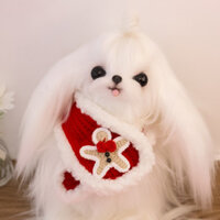 Giáng Sinh Thú Cưng Cổ Mèo Nai Sừng Tấm Trang Trí