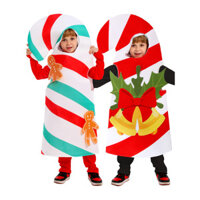 Giáng sinh trẻ em trang phục kẹo mía cosplay trang phục kỳ nghỉ bên trang phục sân khấu