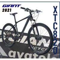 Giant XTC 820, Khung nhôm Giant Aluxx SL size S M, Phanh Shimano SLX, Bộ chuyển số Shimano SLX, màu đen bóng