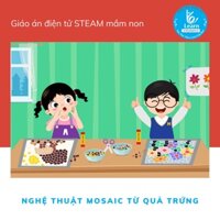 Giáo án Nghệ thuật Mosaic từ vỏ trứng - Giáo án điện tử STEAM mầm non - Dụng cụ dạy học mầm non - Học hiệu STEAM