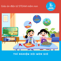 Giáo án Thí nghiệm xói mòn gió- Giáo án điện tử STEAM mầm non - Dụng cụ dạy học mầm non - Học liệu STEAM - Giáo án mầm n