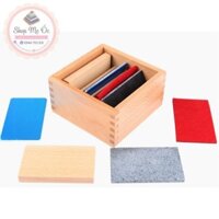 Giáo cụ Montessori - Tấm cảm nhiệt, thẻ nhiệt học cảm quan nhiệt độ Montessori