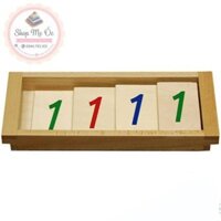 Giáo cụ Montessori - Thẻ số hệ thập phân 1111