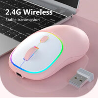 Giao diện Type-c Chuột không dây Bluetooth Chế độ kép Ba chế độ có thể sạc lại Tắt tiếng Laptop Văn phòng tại nhà