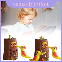 Giáo dục Chim gõ kiến đầy màu sắc Đồ chơi bắt bọ cho trẻ em Tăng cường kỹ năng tay Phối hợp mắt