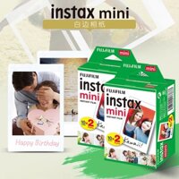 Giao hàng 24 giờ Fujifilm Instax 3inch Phim Mini 7/9/11/25/70/90 Phim Mini Màu Viền Trắng &*-*