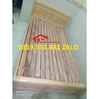 [Giao hàng 60P] Giường gỗ sồi 1 người nằm 1m2x2m - Giường đơn gỗ cứng cáp siêu bền giá kho FREESHIP HCM