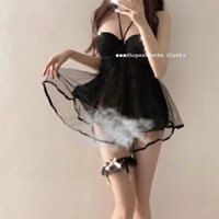 （Giao hàng bảo mật）🍸Đi Bar🍸 FreeShip🍸Đồ ngủ sexy🍸Set đầm ngủ, váy ren gợi cảm Cao cấp siêu dễ thương 40-65kg--038