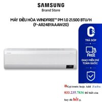 [Giao hàng miễn phí HCM] Máy điều hòa Samsung WindFree™ PM 1.0 18.000 BTu/h F-AR18BYAAAW20