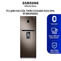 [Giao hàng miễn phí HCM] Tủ lạnh hai cửa Samsung Twin Cooling Plus 394L RT38K5982DX