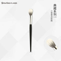 [Giao hàng nhanh] Bộ sưu tập Shoushou Wolf Y108 Bàn chải màu chính xác độ dốc nhỏ Highlight Blush Double Wool Makeup Brush Tool