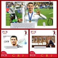 [Giao hàng nhanh] C Ronaldo Crown Mahal Championship Tấm lót chuột 30 * 60cm CR7 Quạt bóng đá thể thao Little Ronal Quà tặng ngoại vi Tấm lót bàn quạt chất lượng cao Tấm lót máy tính