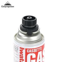 Giao hàng nhanh chóng Campingmoon BKZ11 Phụ kiện cắm trại ngoài trời phiên bản đen của bình xăng dài băng cassette đến bộ chuyển đổi đèn gas lò khí trên núi cao phẳng