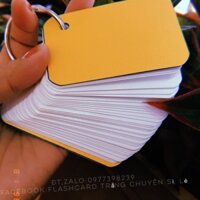 【Giao hàng nhanh chóng】[Tóc thẳng] FlashCard Học Từ Vựng Ngoại Ngữ Trung Nhật Anh Hàn Đức Đáng Yêu