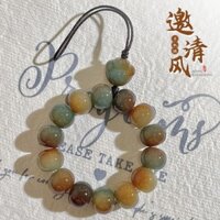[Giao hàng nhanh] Dây chuyền điện thoại di động Dunhuang Bodhi Root cổ điển Vỏ điện thoại cặp đôi Dây buộc Móc chìa khóa đĩa chữ U ngắn