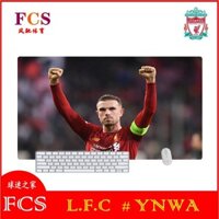 [Giao hàng nhanh] Đội trưởng Liverpool Anderson Gerard Kỷ niệm Tấm lót chuột Team Soul Quạt bóng đá Quà tặng sinh nhật Tấm lót bàn quạt chất lượng cao Tấm lót máy tính