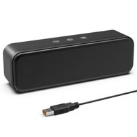 [Giao hàng nhanh] Loa máy tính USB cho máy tính để bàn, Soundbar nhỏ cho máy tính xách tay có âm thanh trong suốt pha lê, âm lượng lớn, âm trầm sâu, điều khiển cảm ứng, Tương thích với Windows, macOS, ChromeOS