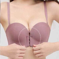 [Giao hàng nhanh] Quần lót khóa phía trước phong cách mới mùa hè dành cho nữ Ngực nhỏ tập hợp lớn Hỗ trợ hàng đầu Ngăn ngừa chảy xệ Áo ngực quây