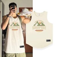 [Giao hàng nhanh] [Shop Hot Sale] Áo Vest thể thao kiểu Mỹ mùa hè Áo khoác không tay khô nhanh Áo ghi lê chạy bộ rộng rãi Huấn luyện thể dục Làm mờ độ ẩm Quà tặng sinh viên ngoại vi