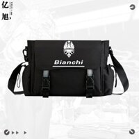 [Giao hàng nhanh] Túi đeo vai cỡ lớn chống thấm nước cho xe đạp Bianchi Bianchi Tour de France Túi đeo vai nam nữ Túi phong bì tt Trao đổi quà tặng Túi đóng gói