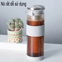 Giao hàng tận nơi | Bình Pha Cà Phê Cold Brew 800ml Bình ủ cafe cold brew Chất liệu thủy tinh Bình pha trà phin bottle