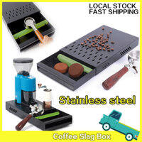 Giao hàng tận nơi | Hộp Đập Bã Cafe có ngăn kéo Thùng đập bã cà phê hình chữ nhật dạng ngăn kéo coffee knock box