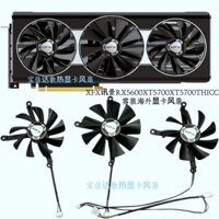 Giao hàng trong 24 giờ = XFX Message View RX5600XT 5700XT 5700 THICC Snow Wolf Quạt Card đồ họa nước ngoài Quạt yên tĩnh