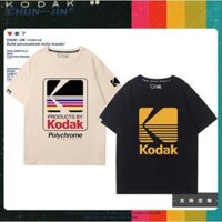 [Giao hàng trong ngày] Áo thun Cotton cỡ lớn Kodak Film Nhiếp ảnh gia có thể tùy chỉnh mùa hè Nam nữ Ve áo POLO Áo sơ mi in hình áo thun nặng nam Cặp đôi mặc