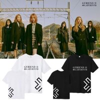 [Giao hàng trong ngày] Bộ áo thun Cotton cỡ lớn gfriend Bộ hợp kim nghệ thuật Gen-kwon Hyun-bin Baekhyun exo Có thể tùy chỉnh mùa hè Nam nữ cổ tròn in hình chữ t nặng
