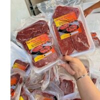 (Giao HCM) Lõi thăn bò nhập khẩu , làm beefsteak/bò nướng, khay 500g (2-5 miếng)