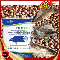 [GIAO HCM]01 BAO THỨC ĂN CÁ CARGILL 7562 (BAO 25KG) CHO CÁ ĂN HOĂC CÂU CÁ-28% ĐẠM-VIÊN 6 LY (6mm)-CÁM cá 7562
