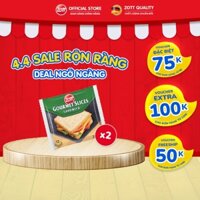 [Giao Hoả Tốc] COMBO 2 túi Phô mai lát Zott Gourmet Slices SANDWICH nhập Đức (200g/gói – 12 lát)