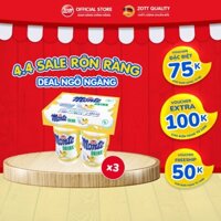 [Giao Hoả Tốc] COMBO 3 lốc Váng sữa uống Zott Monte Drink Vani nhập Đức (lốc - 95ml x 4 chai)