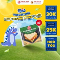 [Giao Hoả Tốc] COMBO 3 túi Phô mai lát Zott Gourmet Slices SANDWICH nhập Đức (200g/gói – 12 lát)