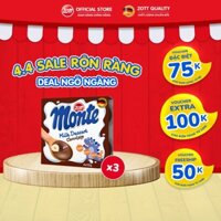 [Giao Hoả Tốc] COMBO 3 vỉ Váng sữa Zott Monte Socola nhập Đức (vỉ - 55g x 4 hũ)