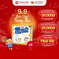 [Giao Hoả Tốc] COMBO 3 vỉ Váng sữa Monte Vani nhập ĐỨC (vỉ - 55g x 4 hũ)