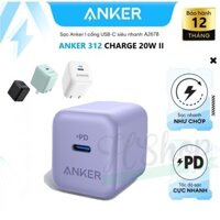 [GIAO HỎA TỐC] Củ sạc nhanh Anker 312 A2678 PD 20W / 33Wchân gập, nhỏ gọn, nhiều màu sắc BH12TH- HSHOP