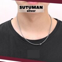 [GIAO HỎA TỐC] Dây chuyền HTB trơn dạng mắc xích vuông đơn giản dễ phối đồ thương hiệu SuTu Việt Nam Thế giới phụ kiện