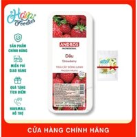 [GIAO HỎA TỐC HCM] Dâu Tây (Strawberry) Đông Lạnh Andros Hộp 600gr - TẶNG KÈM BỘT CHANH