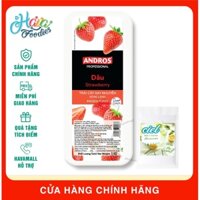 [GIAO HỎA TỐC HCM] Trái Dâu Tây Xay Nhuyễn Đông Lạnh Andros Hộp 1kg - TẶNG KÈM BỘT CHANH