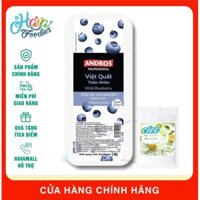 [GIAO HỎA TỐC HCM] Trái Việt Quất Xay Nhuyễn Đông Lạnh Andros Hộp 1Kg - TẶNG KÈM BỘT CHANH