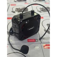 Giao Hỏa Tốc) Máy Trợ Giảng Công Suất Lớn Zansong M80 Kèm Mic Không Dây Chống Hú, Âm Thanh Chuẩn, Độ Nhạy Cao