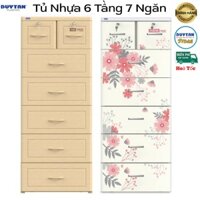 {Giao Hoả Tốc}💝 Tủ nhựa duy tân 6 tầng- 7 Ngăn - Ngang 60 * Rộng 48 * Cao 150cm 💝 Nhuaduytan.store 💝