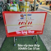 [Giao Hỏa tốc]Bàn xếp inox Win 50x80 (Bàn thấp) - Qui Phúc