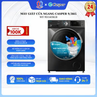 [GIAO LẮP 0Đ HN] Máy giặt cửa ngang Casper Inverter 9.5 kg WF-95I140BGB - Hàng Chính Hãng